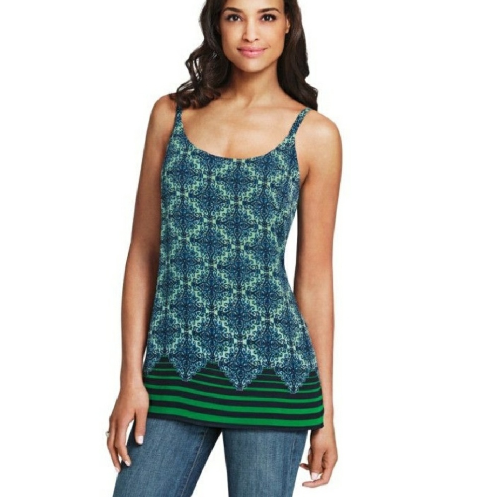 🌹CAbi Border Stripe Cami/Tunic🌹